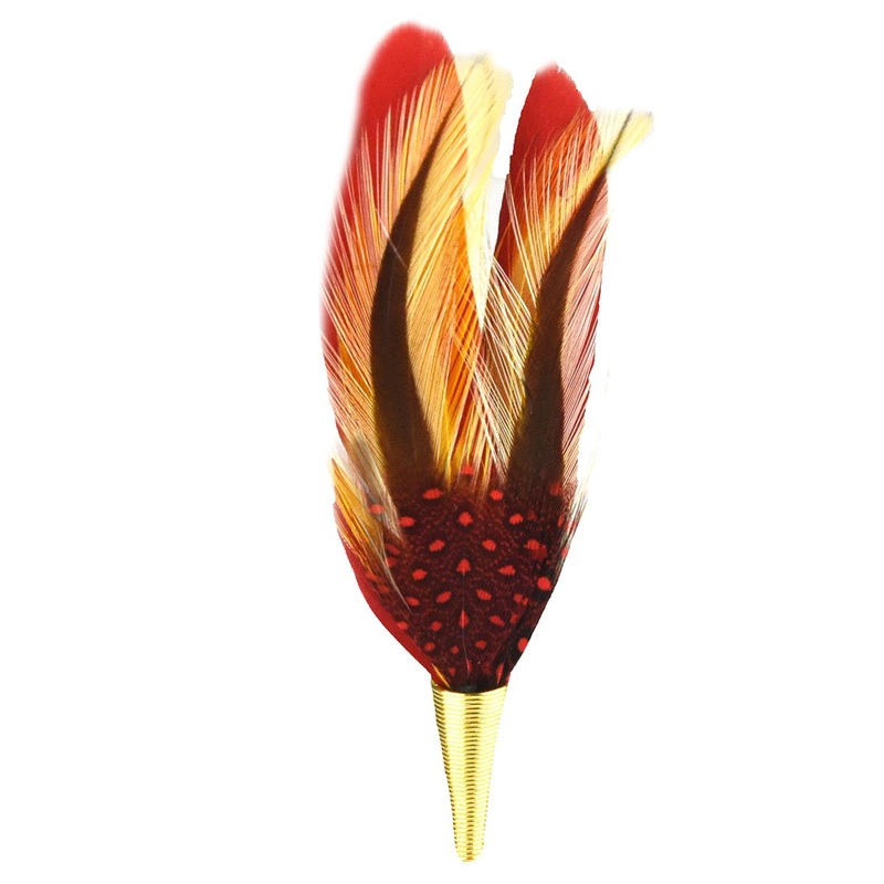 Red & Gold Feather Red MISC