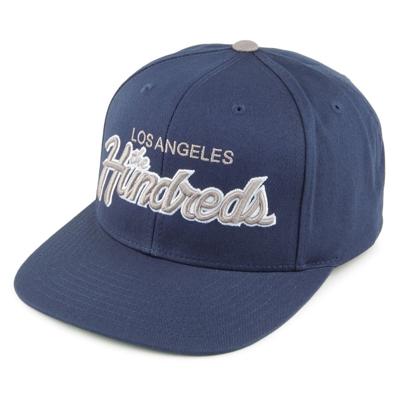 The Hundreds Team Two Snapback Cap – Navy Blue Adjustable
