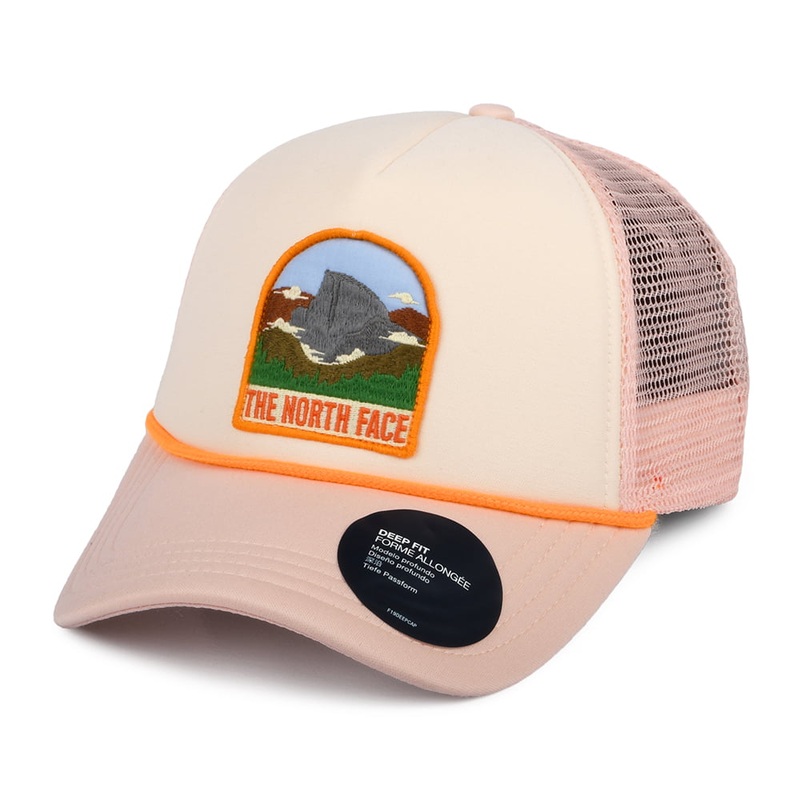The North Face Hats Valley Trucker Cap – Light Pink-Beige Adjustable