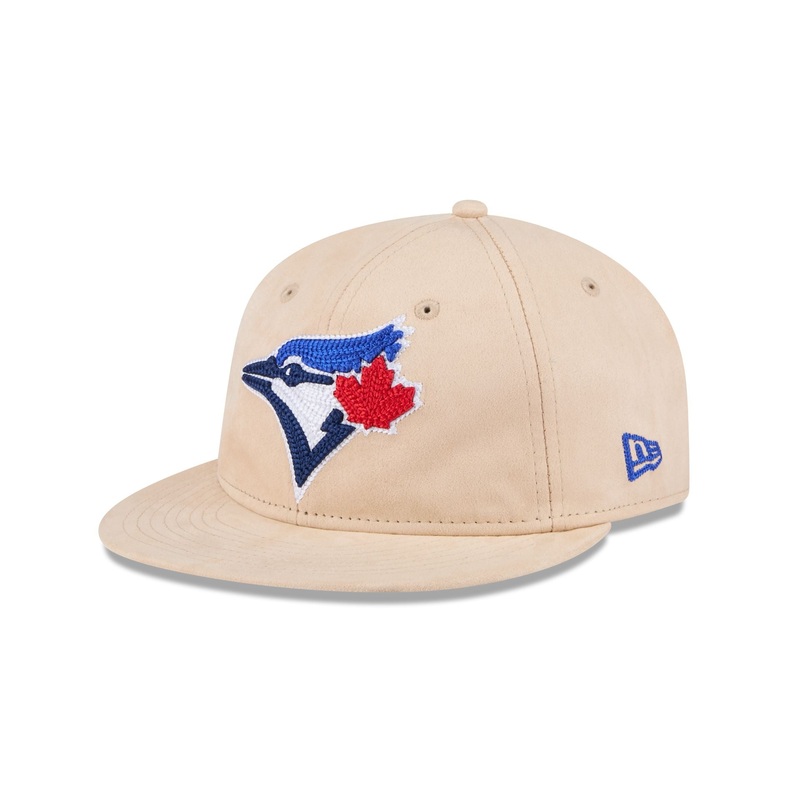 Toronto Blue Jays Stone Suede Retro Crown 9FIFTY Snapback Hat One Size