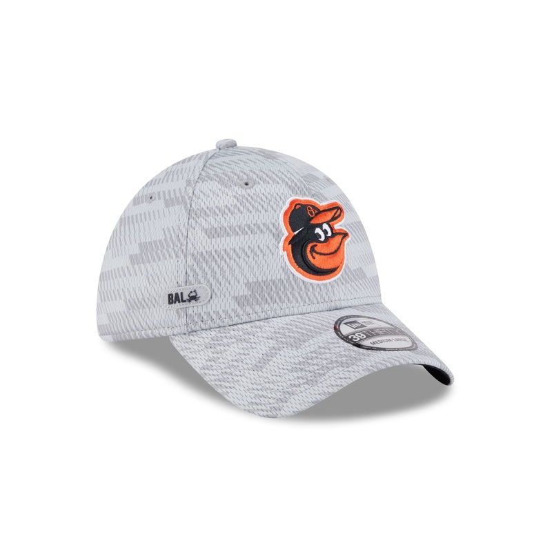 Baltimore Orioles 2025 Clubhouse Gray 39THIRTY Stretch Fit S/M