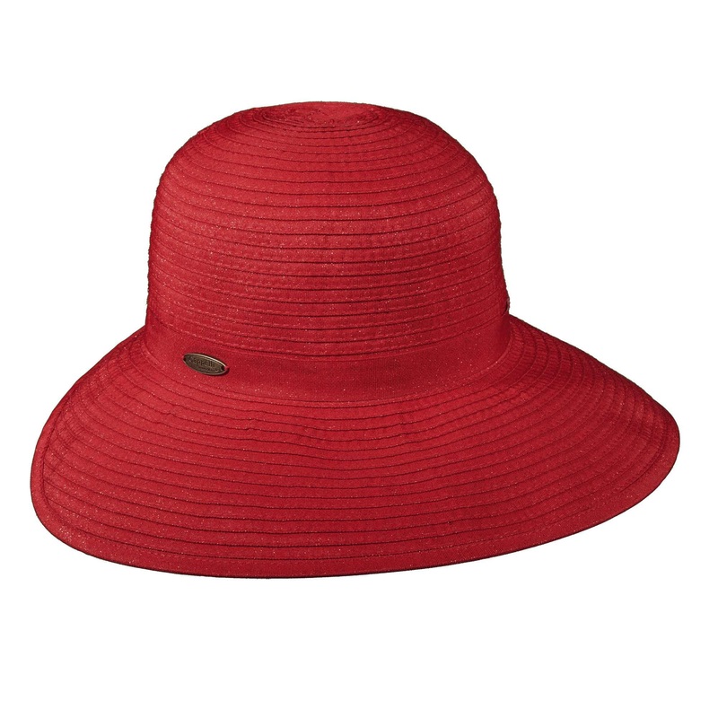 Cappelli’s Iridescent Ribbon Facesaver Red