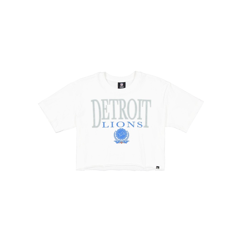 Detroit Lions Throwback Prep Women’s Cropped T-Shirt XS