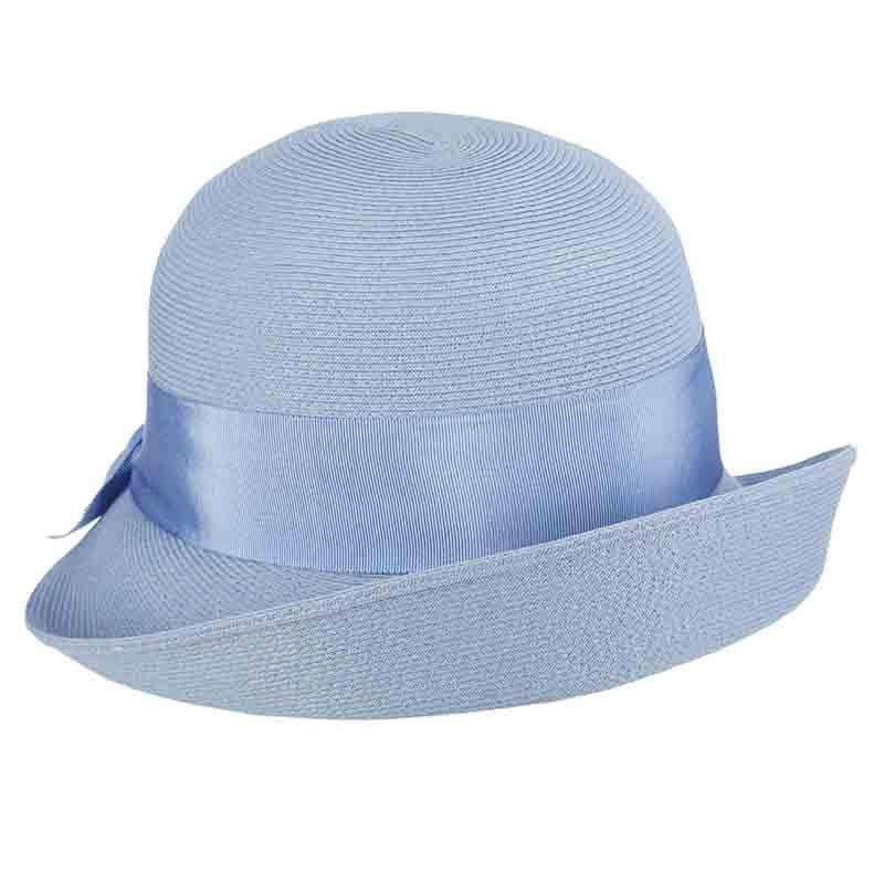 Fine Braid Summer Cloche Hat by Callanan Blue