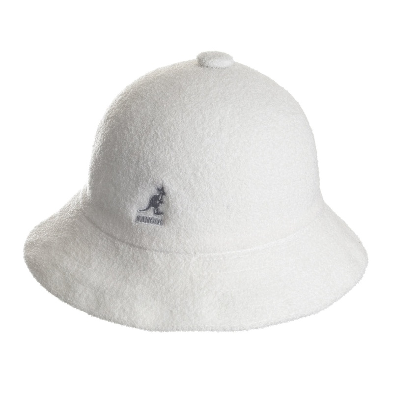Kangol Bermuda Casual Bucket Hat – White S