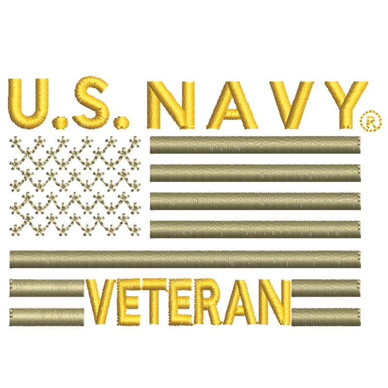 Licensed US Navy Veteran Flag Licensed US Navy Veteran Flag One Size