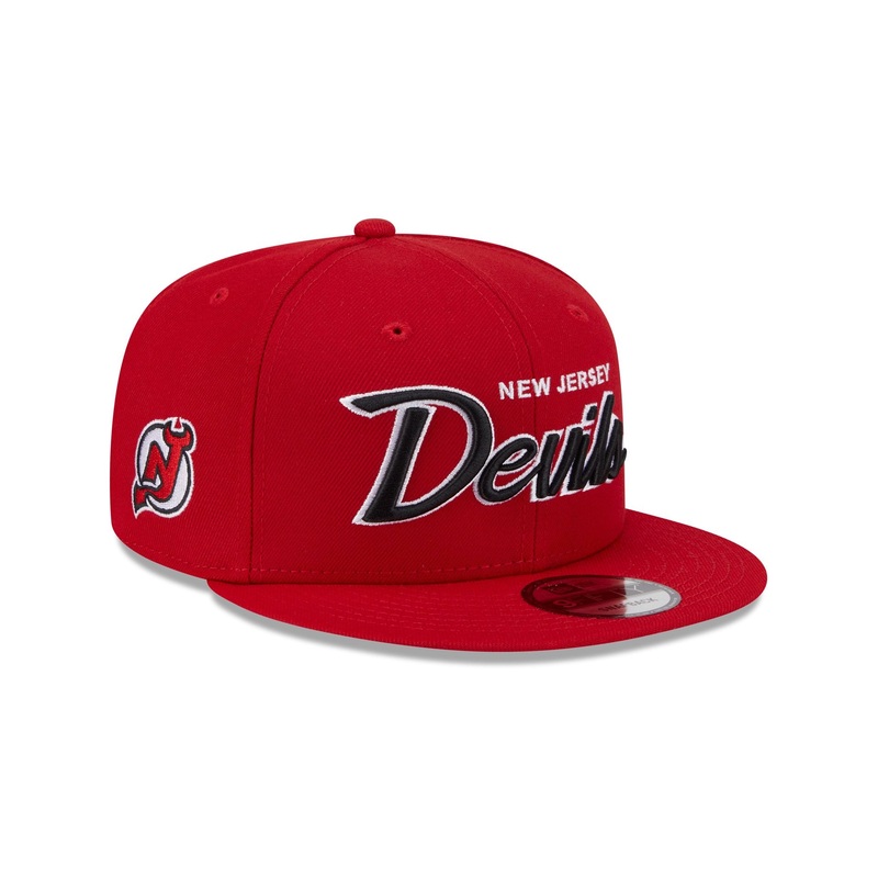 New Jersey Devils Script 9FIFTY Snapback Hat One Size