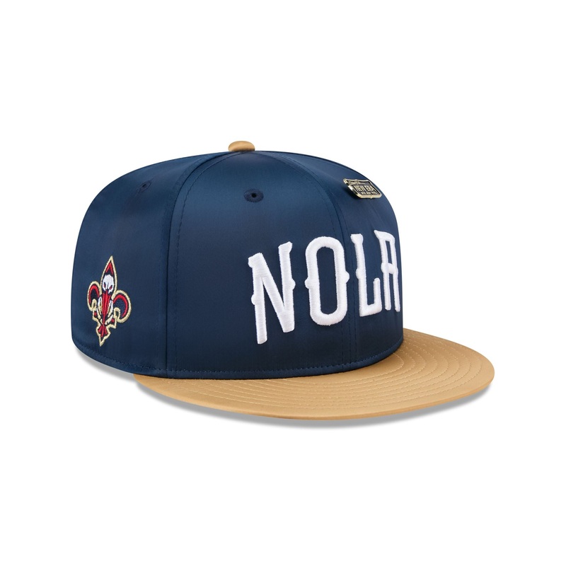New Orleans Pelicans Spring Satin 59FIFTY Fitted Hat 7