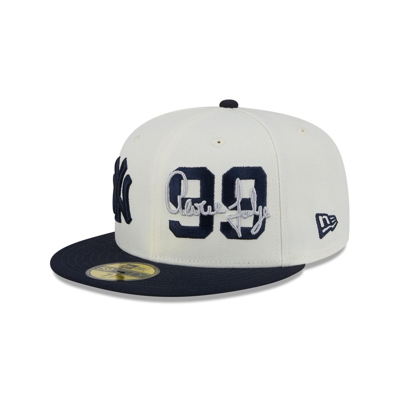 New York Yankees Aaron Judge Chrome White 59FIFTY Fitted Hat 7