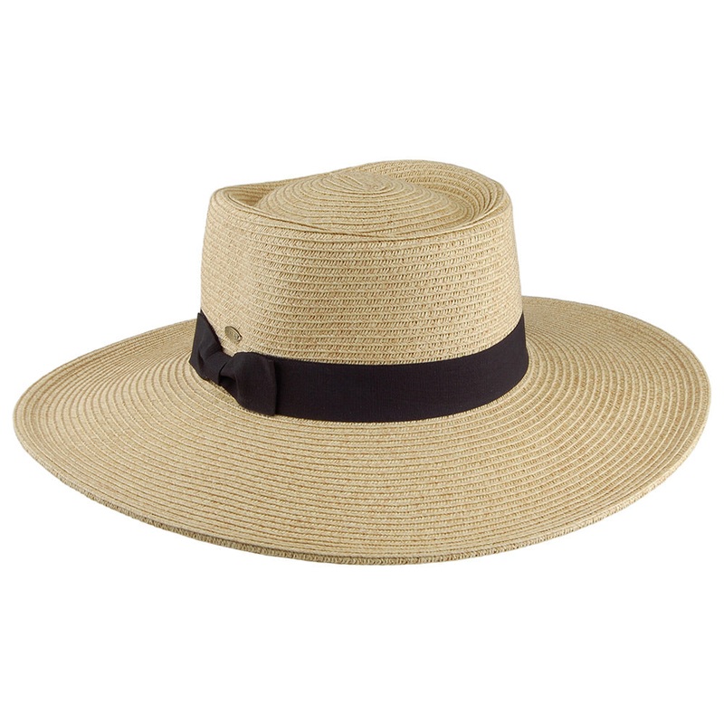 Scala Hats Big Brim Toyo Straw Sun Hat – Natural 1-Size