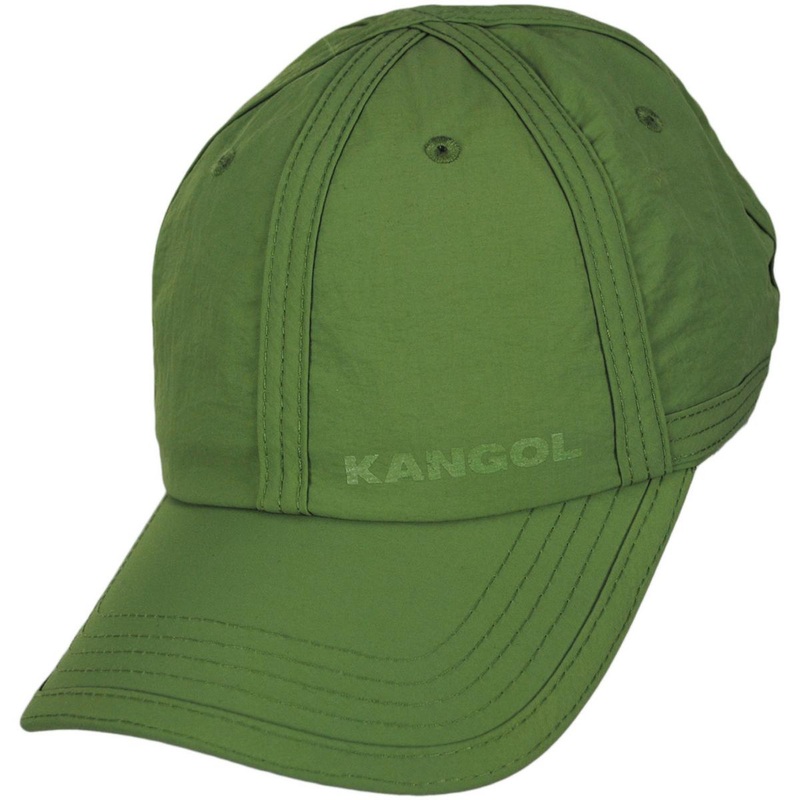 Seams Out Nylon Fitted Baseball Cap PALE OLIVE S/M