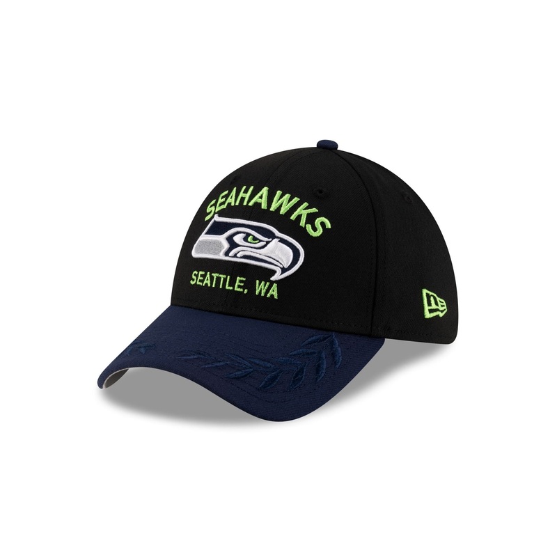 Seattle Seahawks 2025 Draft 39THIRTY Stretch Fit Hat S/M