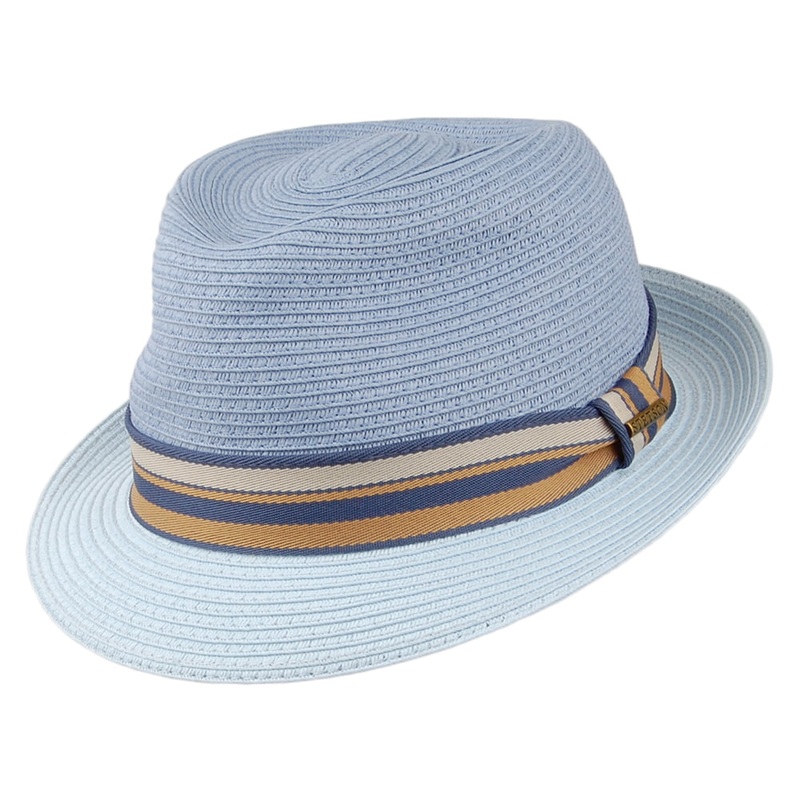 Stetson Hats Adams Trilby Hat – Light Blue S