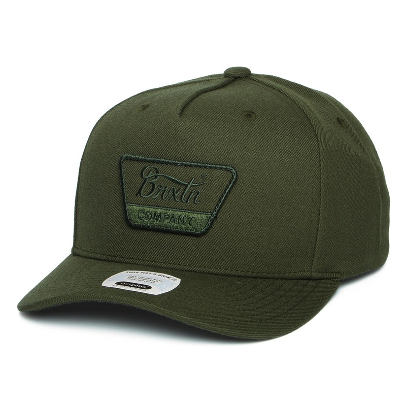 Brixton Hats Linwood C NetPlus MP Snapback Cap – Moss Adjustable