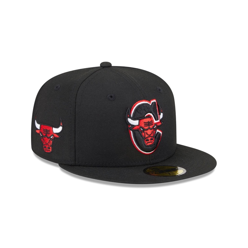 Chicago Bulls Deceptor 59FIFTY Fitted Hat 7