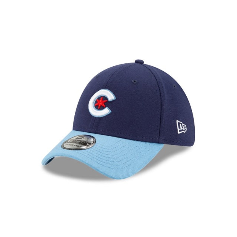 Chicago Cubs City Connect 39THIRTY Stretch Fit Hat S/M