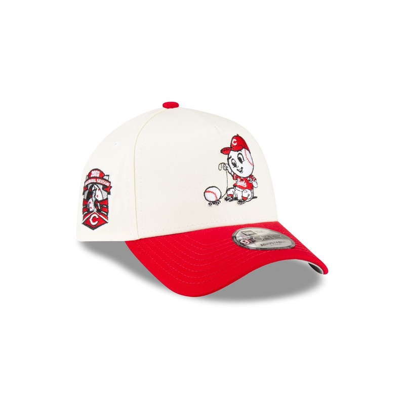 Cincinnati Reds Mini Mascot 9FORTY A-Frame Snapback Hat One Size