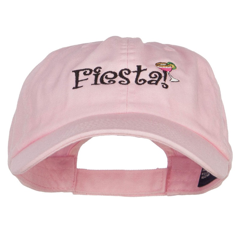 Fiesta Cocktail Embroidered Low Cap Pink One Size