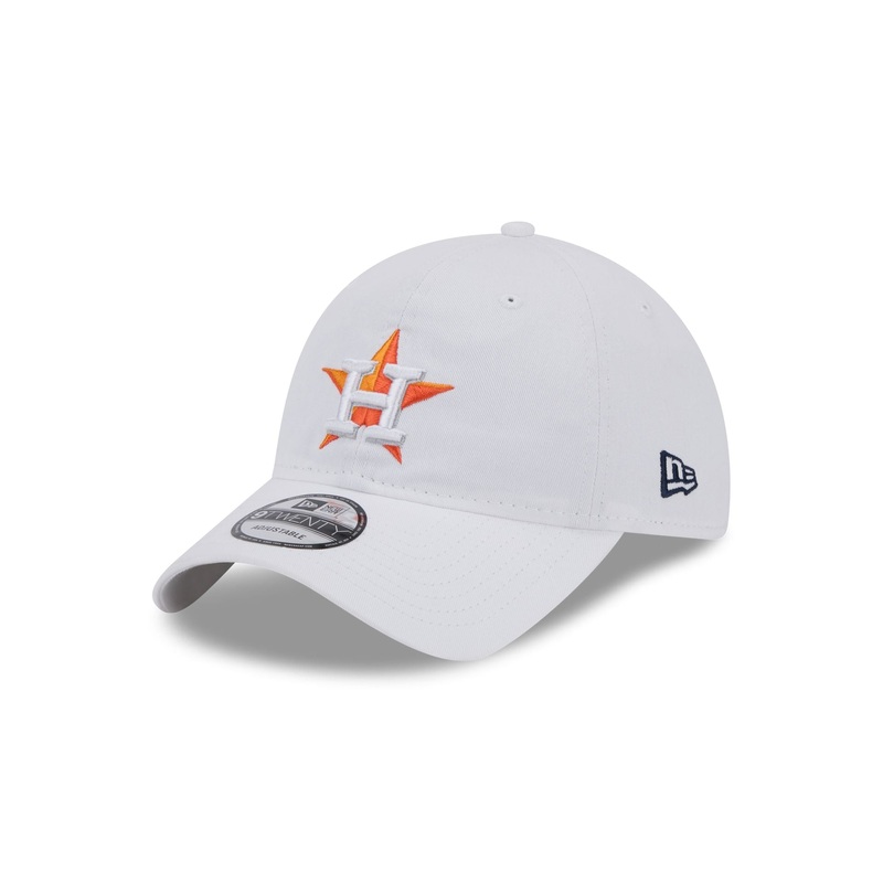 Houston Astros White 9TWENTY Adjustable Hat One Size