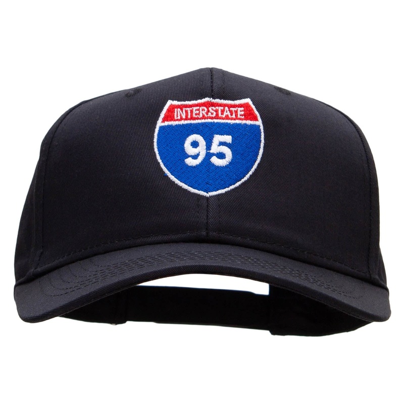 Interstate 95 Solid Cotton Twill Low Profile Snap Cap Black One Size