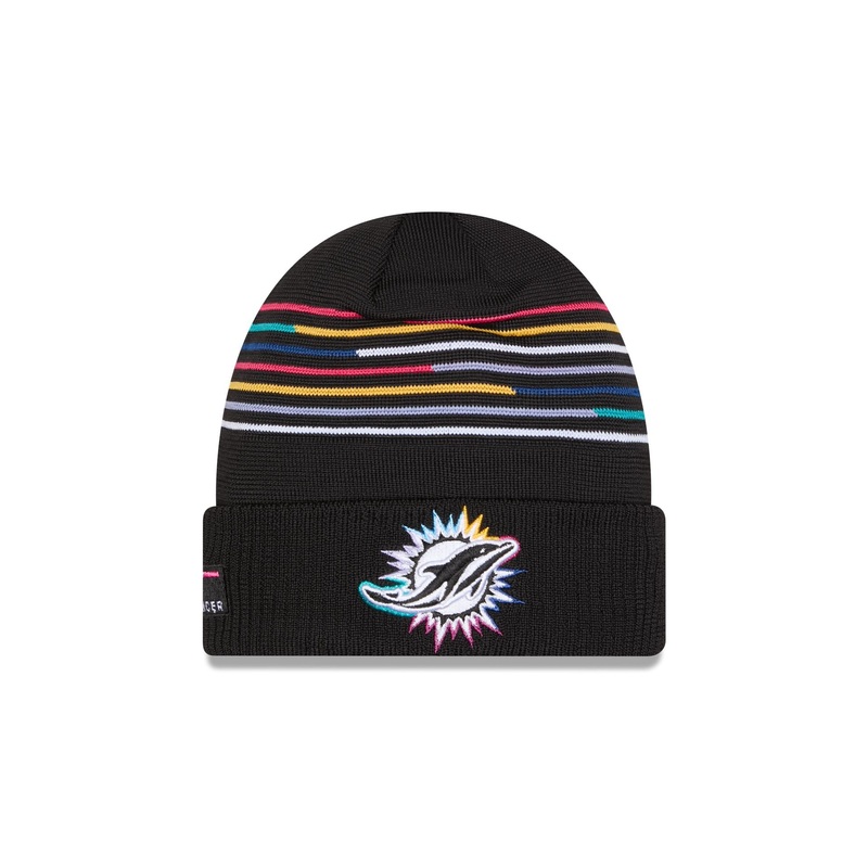 Miami Dolphins 2025 Crucial Catch Cuff Knit Hat One Size