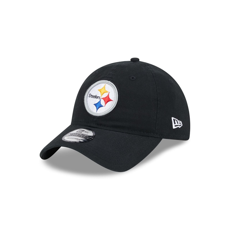 Pittsburgh Steelers Black 9TWENTY Adjustable Hat One Size