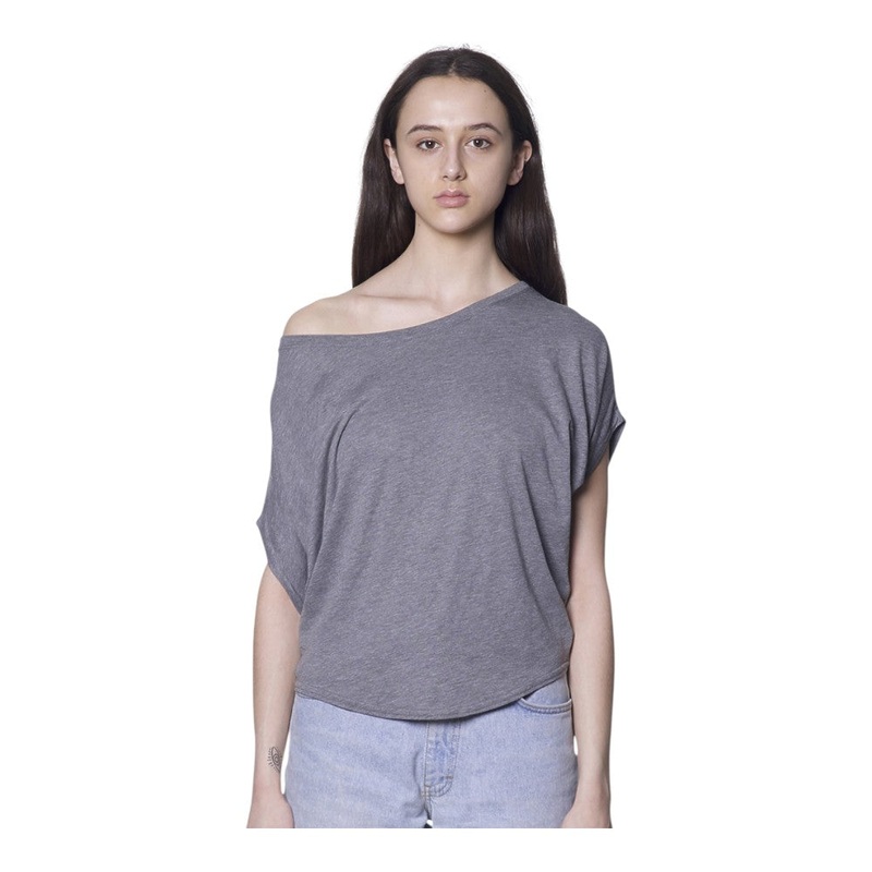 Royal Apparel Women’s Viscose Bamboo & Organic Cotton Poncho  Style 73635 Made in USA Cloudburst XS