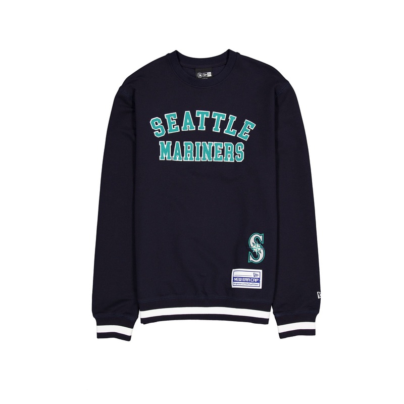 Seattle Mariners Team Color Logo Select Crewneck S