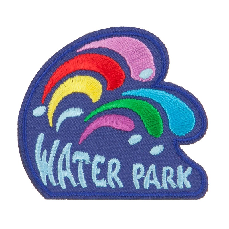 Water Park Patches Navy One Size