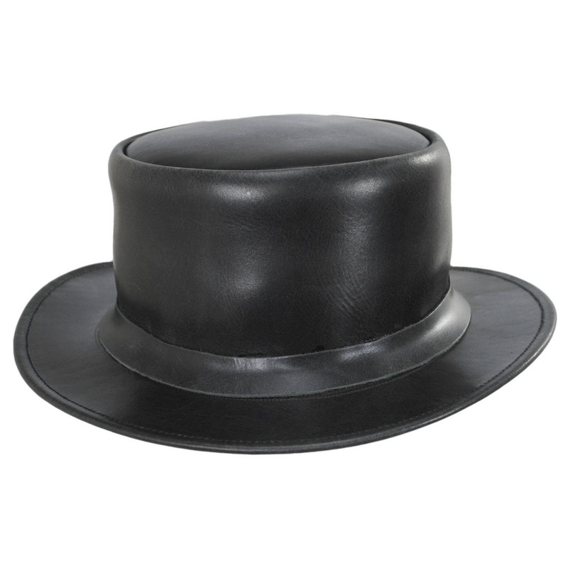 Wholesale John Bull Leather Top Hat B2B Pre-Pack BLACK 1S-3M-4L-3XL-1XXL