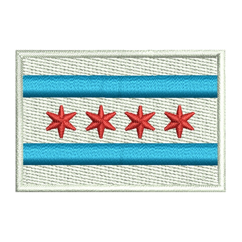 Chicago Flag Design Default Title One Size