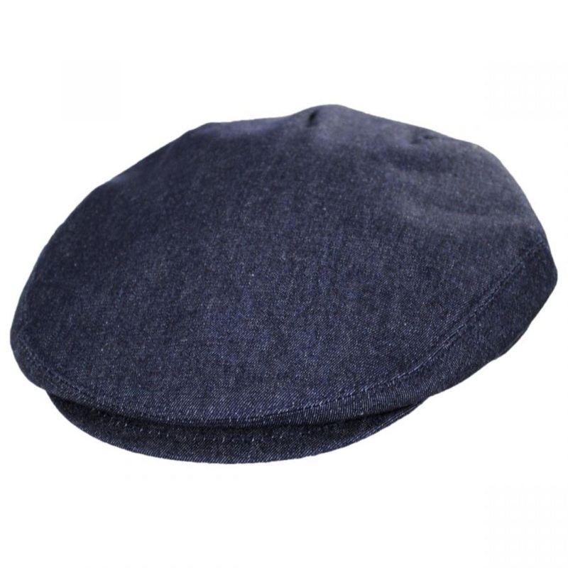 Curry Denim Cotton and Linen Ivy Cap DARK DENIM S