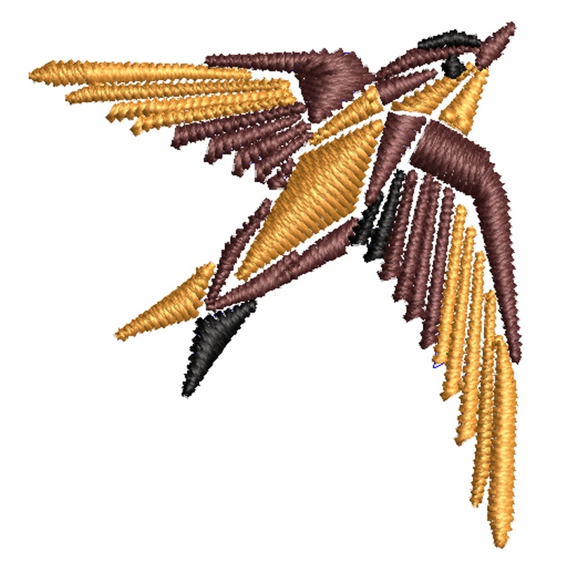 Geometric Shape Bird Logo Geometric Shape Bird Logo One Size