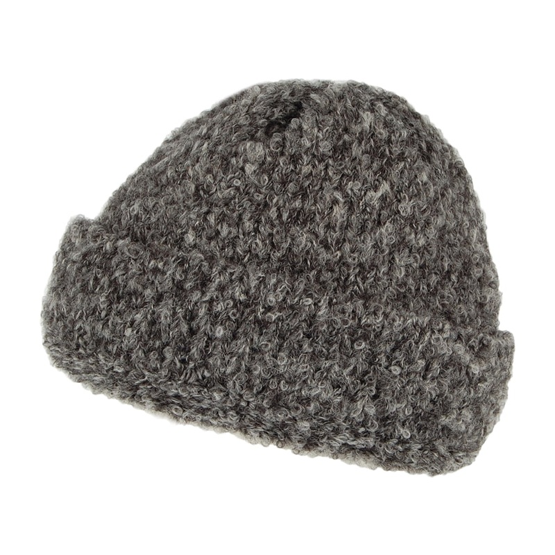 Highland 2000 Boucl Beanie Hat – Charcoal 1-Size