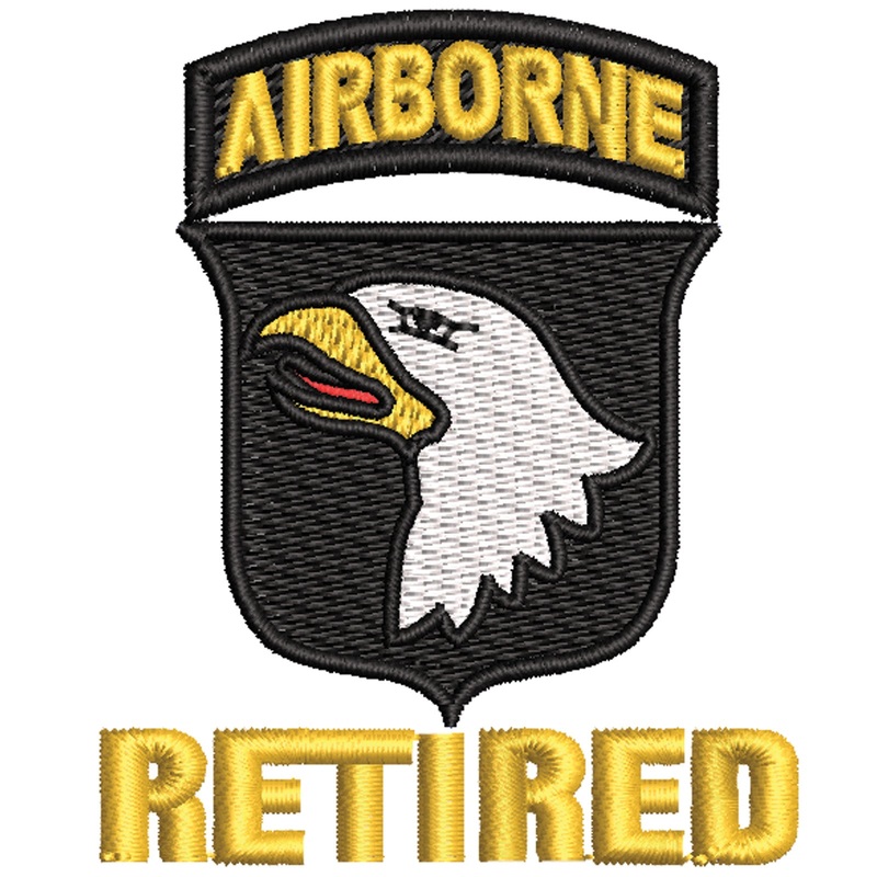 Licensed 101st Airborne Retired Logo Licensed 101st Airborne Retired Logo One Size