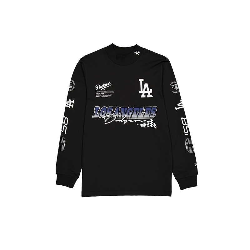 Los Angeles Dodgers Modern Speed Black Long Sleeve T-Shirt S