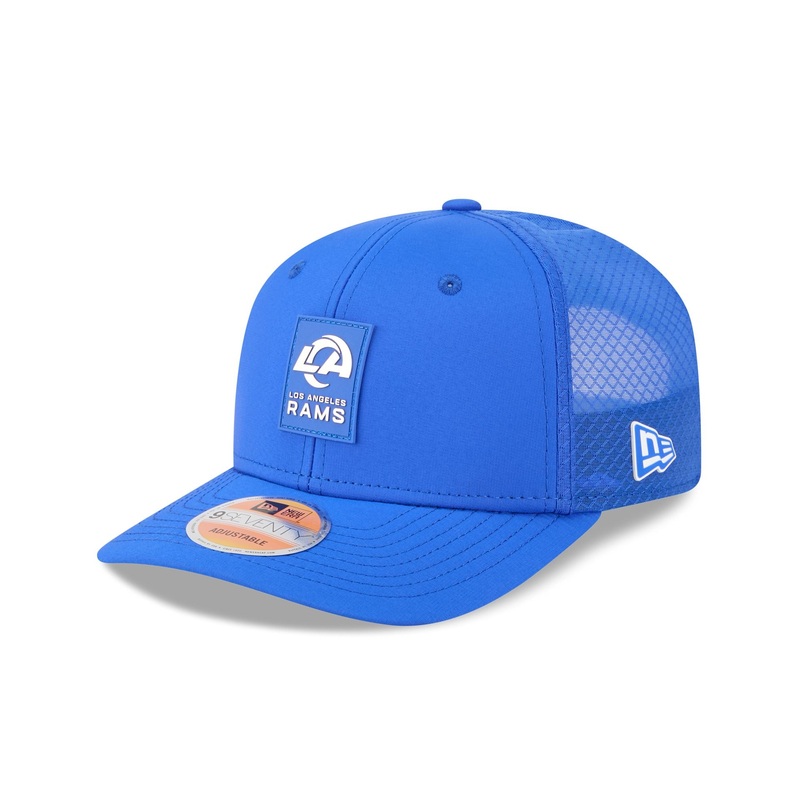 Los Angeles Rams 2025 Sideline Hot Weather 9SEVENTY Trucker Hat One Size