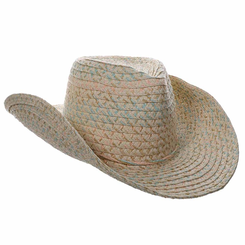 Multi Color Shapeable Brim Western Hat – Cappelli Straworld Aqua