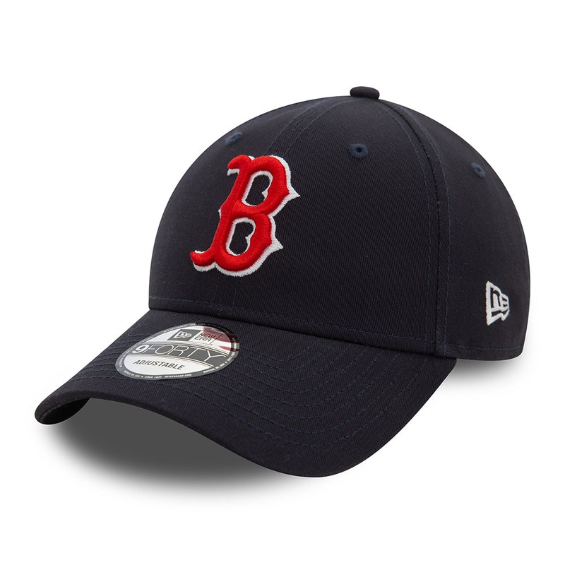 New Era 9FORTY Boston Red Sox Baseball Cap – MLB Side Patch – Navy Blue Adjustable
