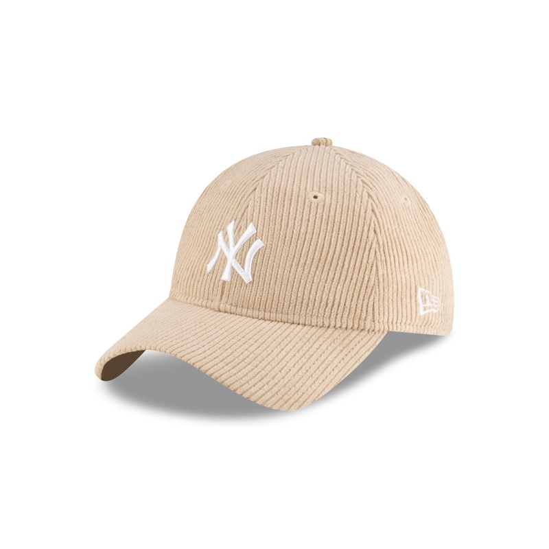 New York Yankees Women’s Tan Cord 9TWENTY Adjustable Hat One Size