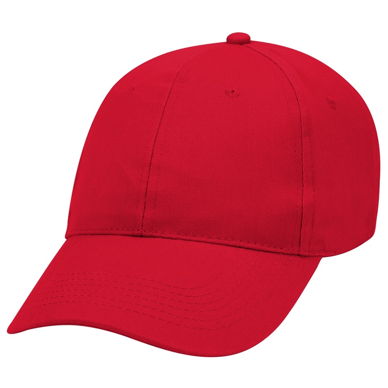 Otto 19-1109 – 6 Panel Low Profile Baseball Cap, Value Hat – 19-1109 Red