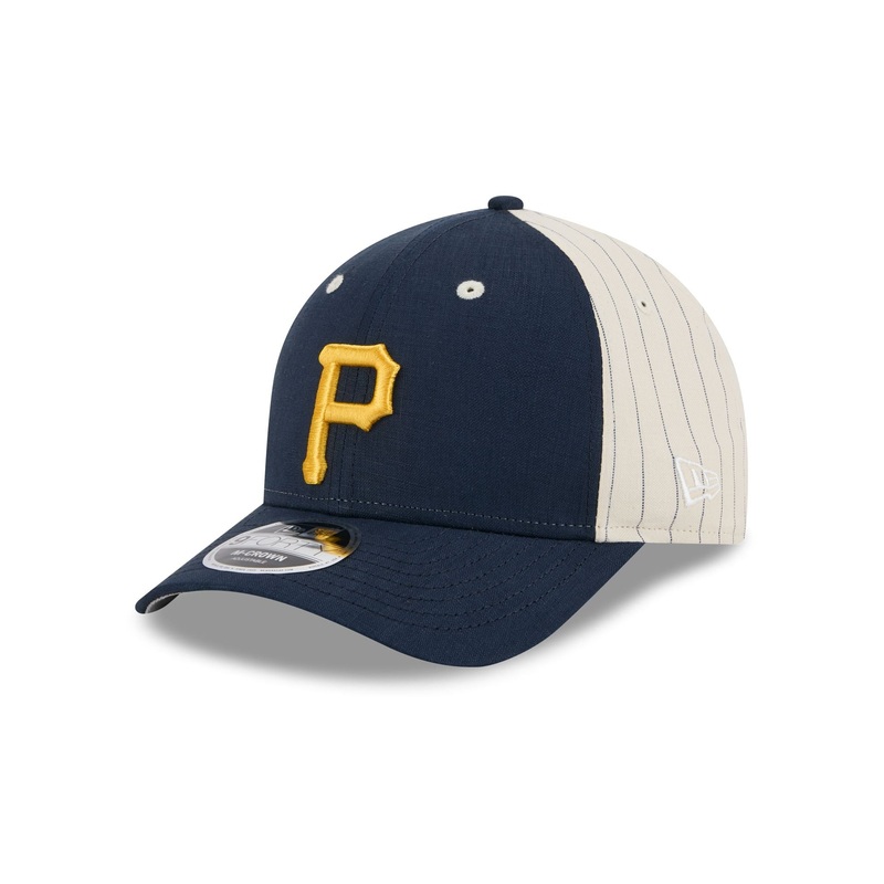 Pittsburgh Pirates Linen 9FORTY M-Crown Snapback Hat One Size