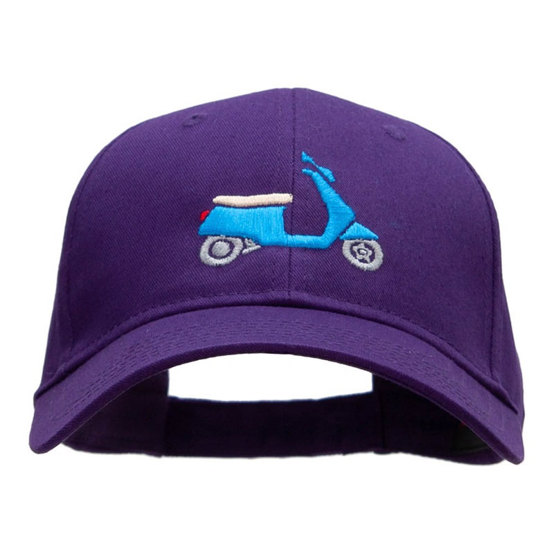 Scooter Embroidered Low Profile Cap Purple One Size