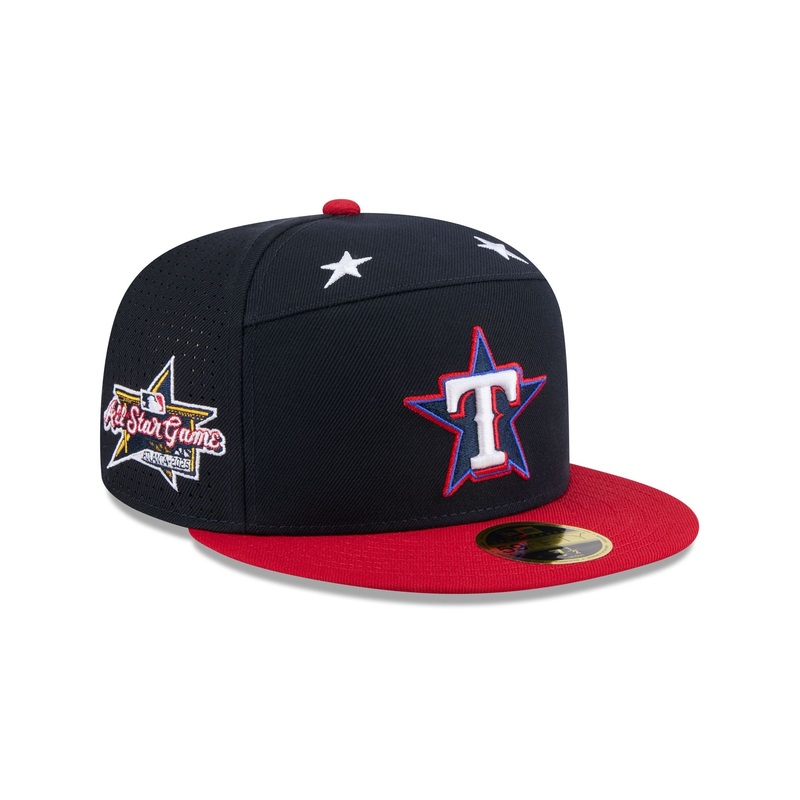 Texas Rangers 2025 All-Star Game Workout Split Panel 59FIFTY Fitted Hat 7