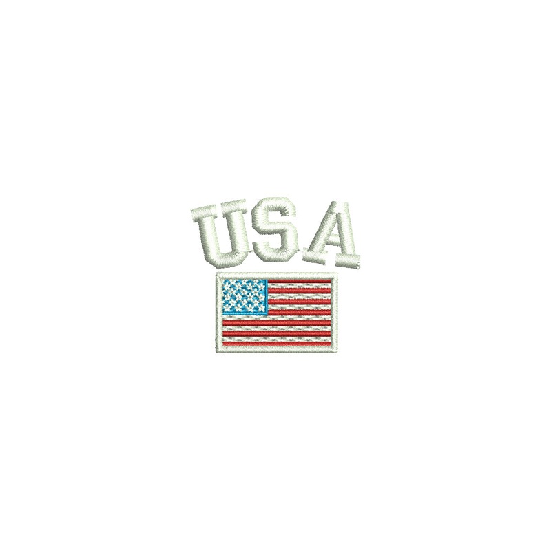 USA with Flag Default Title One Size