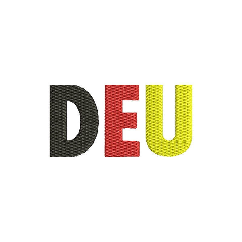 Words of Germany DEU Flag Default Title One Size
