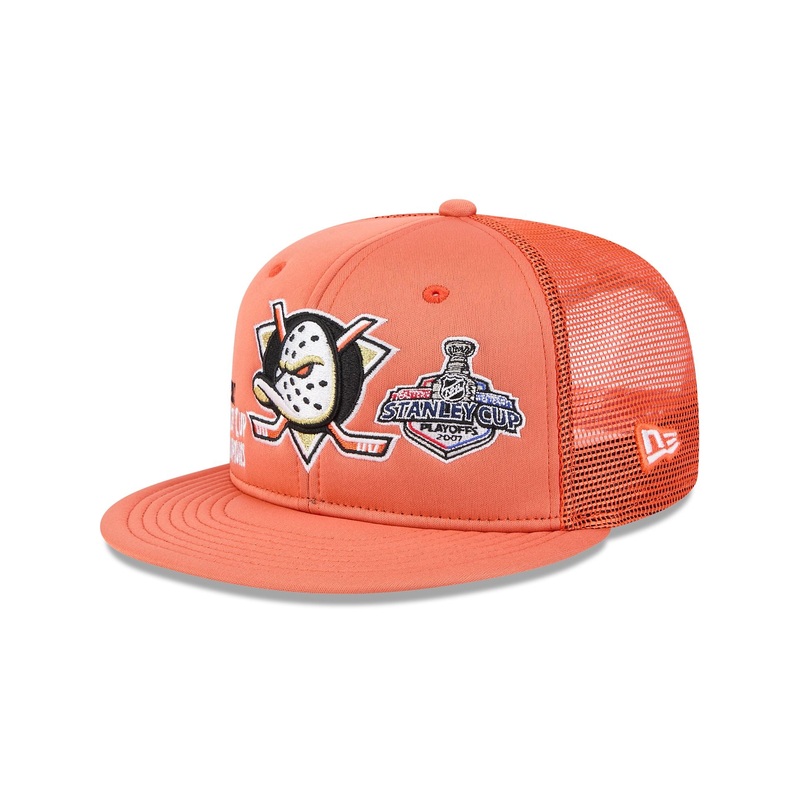 Anaheim Ducks Championship Pack 9FIFTY Trucker Hat One Size