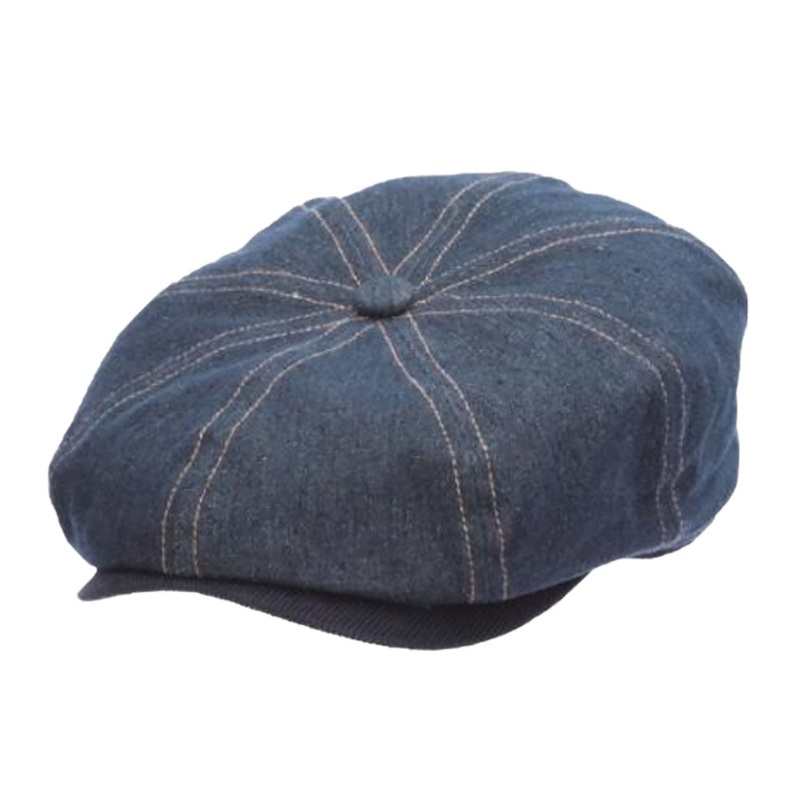 Boccardo Denim Newsboy Cap – Stetson Hat Denim Medium