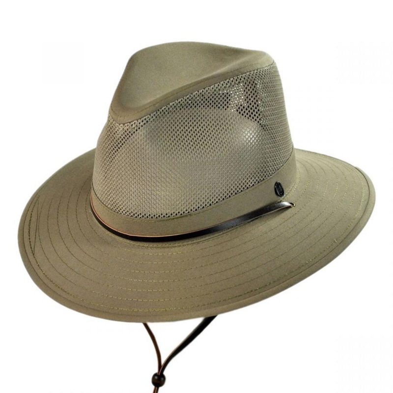 Mesh Crown Aussie Hat KHAKI S