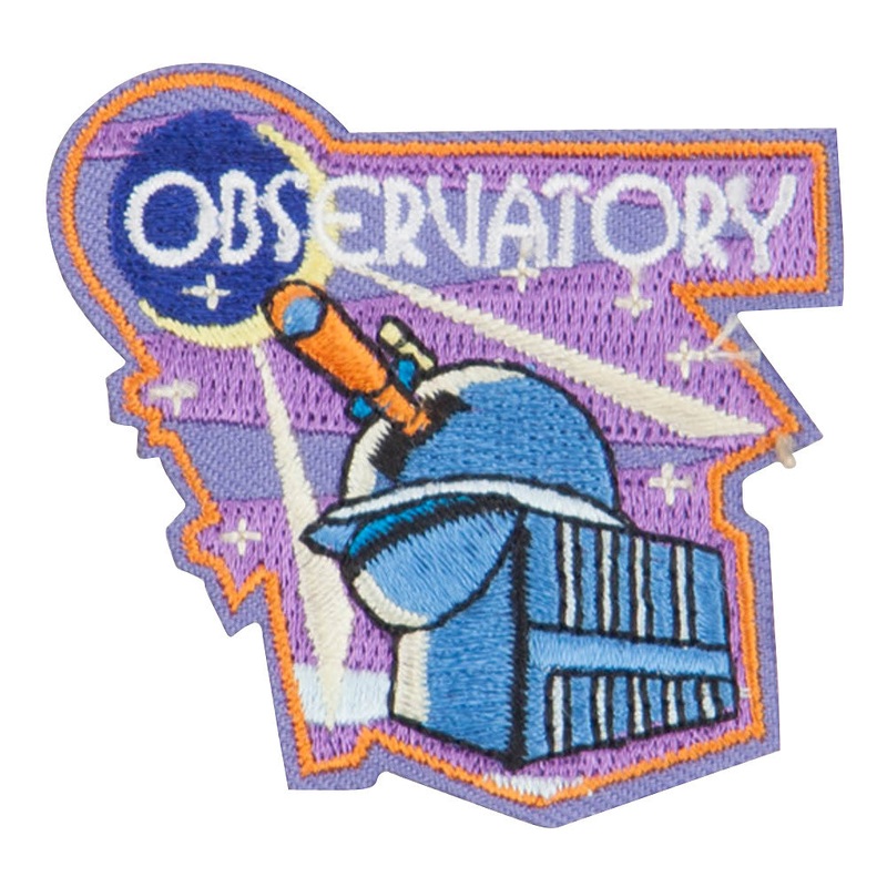 Observatory Embroidered Patches Orange One Size